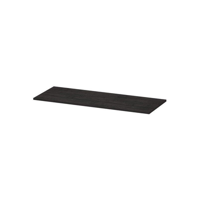 INK Topdeck Wastafelblad - 120x45x2cm - tbv onderkast - MFC - Houtskool eiken