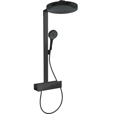 Hansgrohe RainFinity Showerpipe - 360 - 1jet - met showertablet - 350 - mat zwart