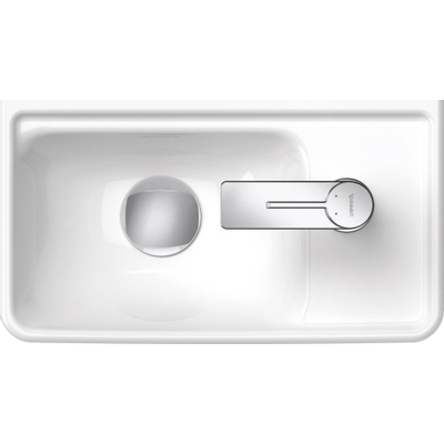 Duravit D-neo Fontein - met kraangat rechts - zonder overloop - 40x22x14cm - wit
