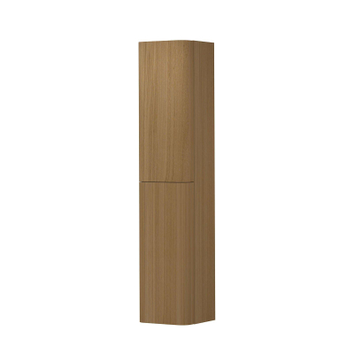 INK Concept R Hoge Kast - 35x35x169cm - 2 deuren - afgeronde hoeken - tbv grepen - rechtsdraaiend - light veneer