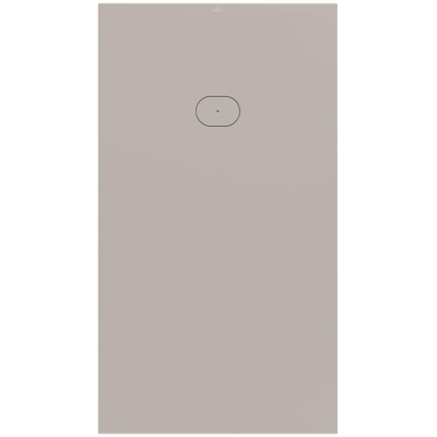 Villeroy & Boch Ecora douchebak - 180x100x4.5cm - afvoer korte zijde - almond (beige)