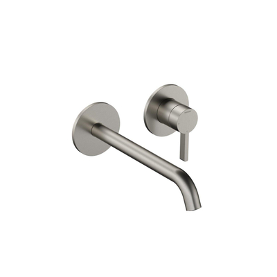 Hotbath Ace Partie apparente - pour mitigeur de lavabo - bec 20cm - Nickel brossé