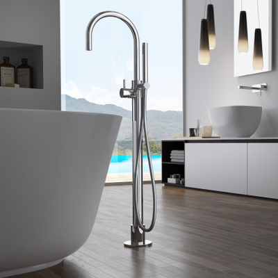 Hotbath Buddy Staande Badmengkraan chroom MET inbouwgedeelte SHOWROOMMODEL