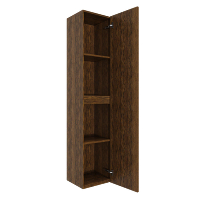 Saniclass Holz Frame Colonne haute - 140x35x38cm - 2 portes - Noyer pur