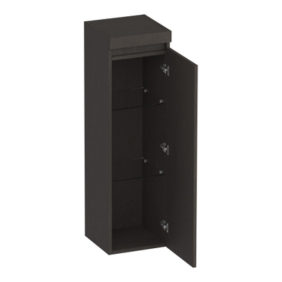 BRAUER Joy armoire de salle de bains - 120x35x35cm - 1 porte - sans poignée - ouverture à droite - Timber Anthracite