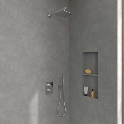 Villeroy & Boch Universal Showers hoofddouche - 20cm - vierkant - chroom