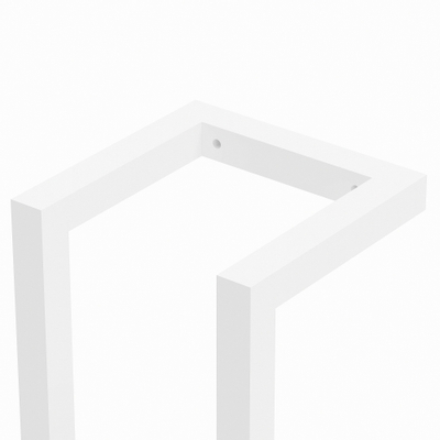 Fortifura Calvi Porte-serviettes - 60x12.5x12.5cm - Blanc mat