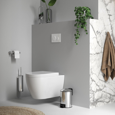 Brauer Chrome Edition Toilet Accessoireset - 3-delig - chroom