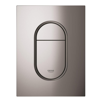 Grohe Arena Cosmopolitan Drukplaat - S-Size - hard graphite (antraciet)