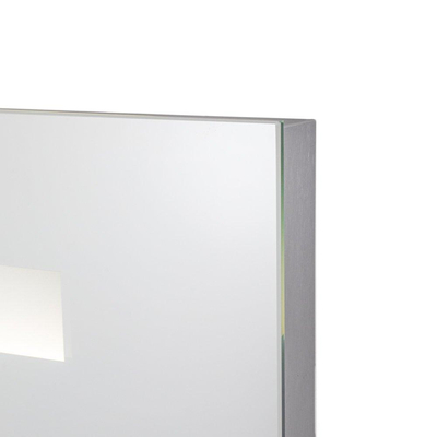 BRAUER Spiegel - 100x70cm - verlichting - aluminium