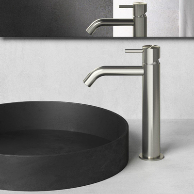 Hotbath Archie mitigeur de lavabo medium sans vidage inox