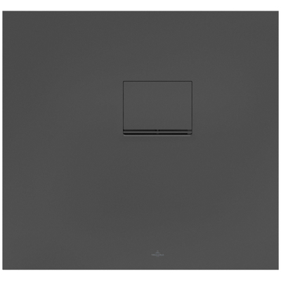 Villeroy & Boch Squaro infinity douchevloer - 80x75cm - Anthracite (grijs)