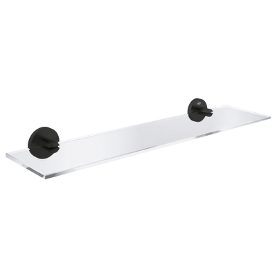GROHE Start planchet - 53x14.5cm - mat glas - mat zwart