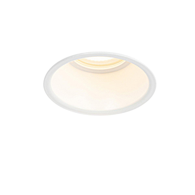 QAZQA Dept Spot encastré - 8.8x8.8x9.2cm - dimmable - IP44 - blanc mat