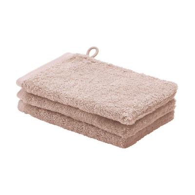 Aquanova London Washandje - 16x22cm - 6 stuks - Oud roze