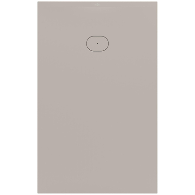 Villeroy & Boch Ecora douchebak - 160x100x4.5cm - afvoer korte zijde - almond (beige)