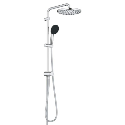 Grohe Vitalio Start 250 Flex Douchesysteem - met omstelkraan - wandmontage - hoofddouche 2 straalsoorten - handdouche 2 straalsoorten - chroom