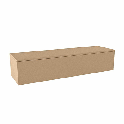 Mondiaz ALAN MODULE Meuble sous vasque - 140x41x30cm - 1 tiroir - push to open - Oro