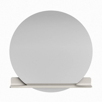 Mondiaz SPOT miroir – Ø 120 cm – avec tablette – Linen (blanc cassé)