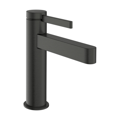 Hansgrohe Finoris Wastafelmengkraan - 11cm - eengreeps - coolstart - afvoerplug - zwart chroom