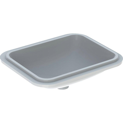 Geberit Variform lavabo encastré rectangulaire 45cm sans trop-plein blanc tecte