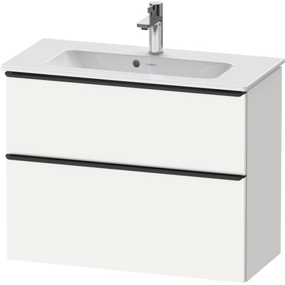 Duravit D-neo Meuble sous vasque 81x37.2x62.5cm 2 tiroirs Blanc mat