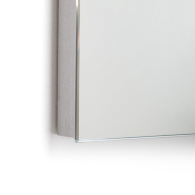 Saniclass spiegel Deline - 120x70cm - verlichting - aluminium TWEEDEKANS