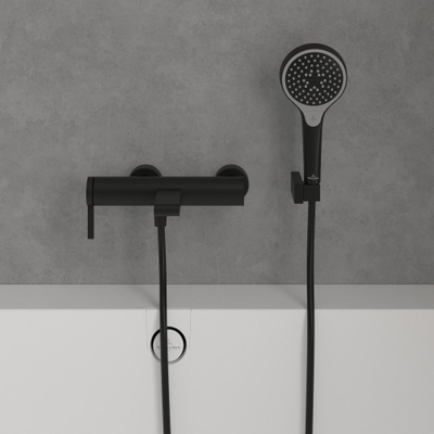 Villeroy & Boch Dawn Robinet de baignoire monocommande - mélangeur - noir mat