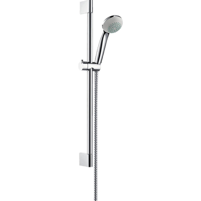 Hansgrohe Crometta 85 Unica ensemble barre de douche coulissante incluant douchette Crometta 85 1 jet 65cm chrome
