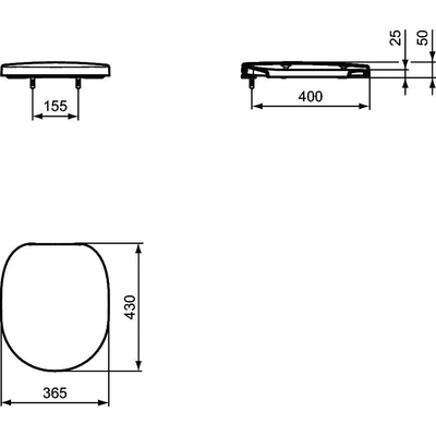 Ideal Standard Connect Closetzitting Wit