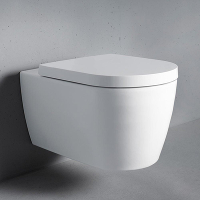 Duravit Me by starck WC-zitting - 43.8x37.4x4cm - compact - softclose - quickrelease - hygieneglaze - zijdemat wit