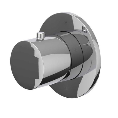 IVY Bond Partie apparente - 3 voies - inverseur-arrêt - symmetry - rosace ronde - Chrome