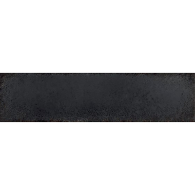 SAMPLE Viva Metal Brick Wandtegel 6x24cm 9.5mm Black