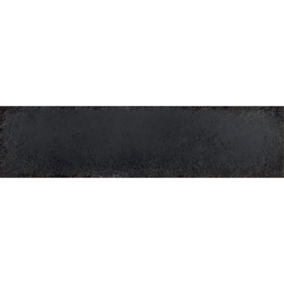 Viva Metal bric carreau de mur 6x24cm 9.5mm noir brillant