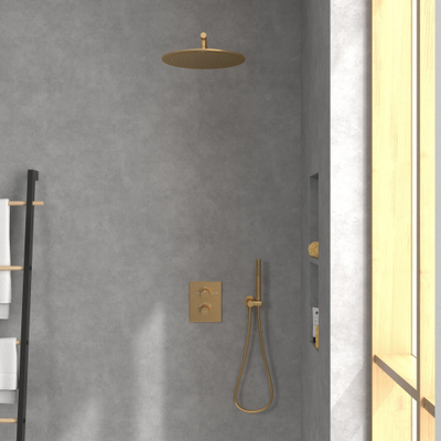 Villeroy & Boch Universal Showers regendouche - 35cm rond - Brushed Gold (goud)