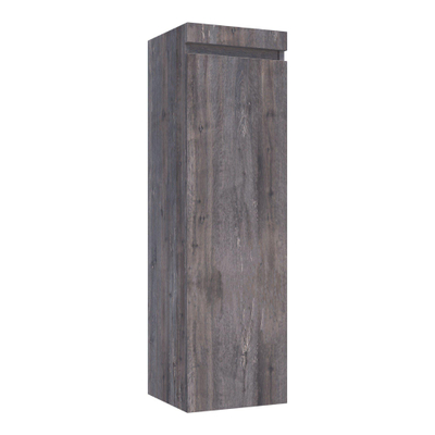 BRAUER Joy badkamerkast - 120x35x35cm - 1 deur - greeploos - rechtsdraaiend - Driftwood