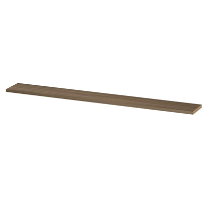 INK 35d wandplank - 275x35x3.5cm - voorzijde afgekant - tbv nis - MFC Zuiver eiken