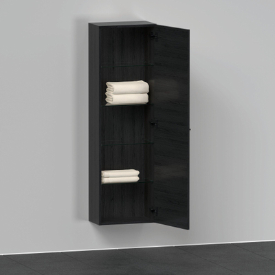 Duravit d-neo étagère semi-haute 40x24x132cm à droite chêne noir mat