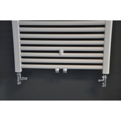 Wiesbaden Luxe radiator aansluitset recht chroom OUTLETSTORE