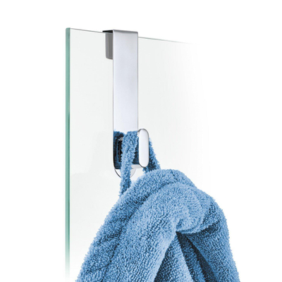 Blomus Areo Hook For Glass Shower Panels RVS gepolijst