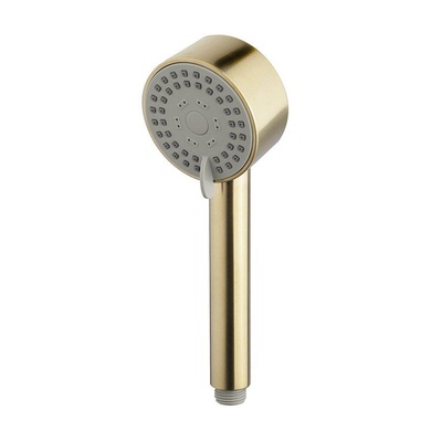 Wiesbaden UniMatch Cadans handdouche 3 standen Ø 8 cm geborsteld messing PVD SHOWROOMMODEL