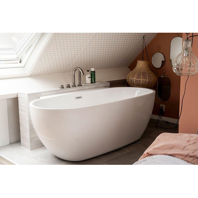 Wiesbaden Caral 4 trous mitigeur baignoire thermostatique ensemble de finition gunmetal