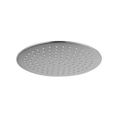 Fortifura Calvi Ensemble de douche pluie encastrable - thermostatique - bras plafond - pommeau 25cm - douchette stick - flexible lisse - Inox brossé