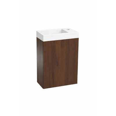 GO by Van Marcke Vikos fonteinset - 40cm - deur rechts - kraangat rechts - walnut afterglow