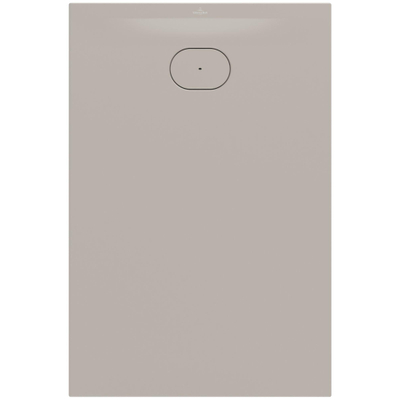 Villeroy & Boch Ecora douchebak - 120x80x3.5cm - afvoer korte zijde - almond (beige)