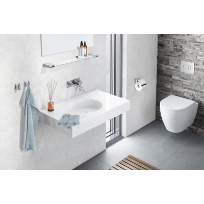 Zack Atore tablette 65.2x2.8x12cm inox chrome brillant