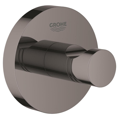 Grohe Essentials Handdoekhaak - rond - hard graphite (antraciet)