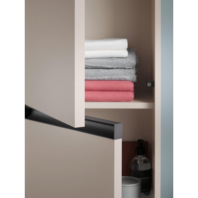 Duravit Ketho.2 Armoire haute 40x36x176cm 2 portes battantes à gauche Panneau de particules Taupe Mat
