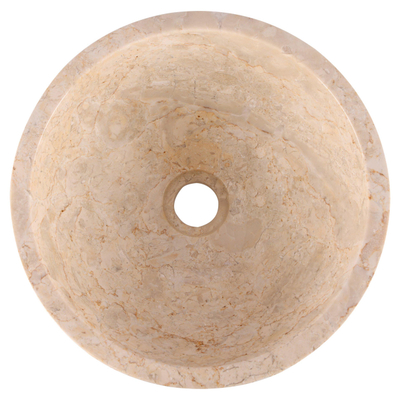 Differnz ASTI Vasque à poser - 38cm - pierre naturelle polie - beige