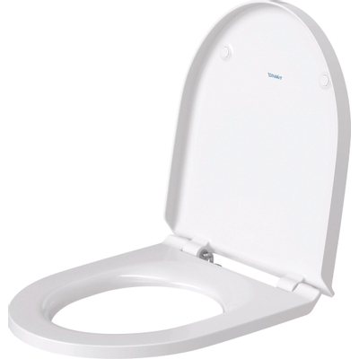 Duravit No.1 DuraStyle Basic WC-zitting - 37.3x43x4.3cm - kunststof - wit glanzend